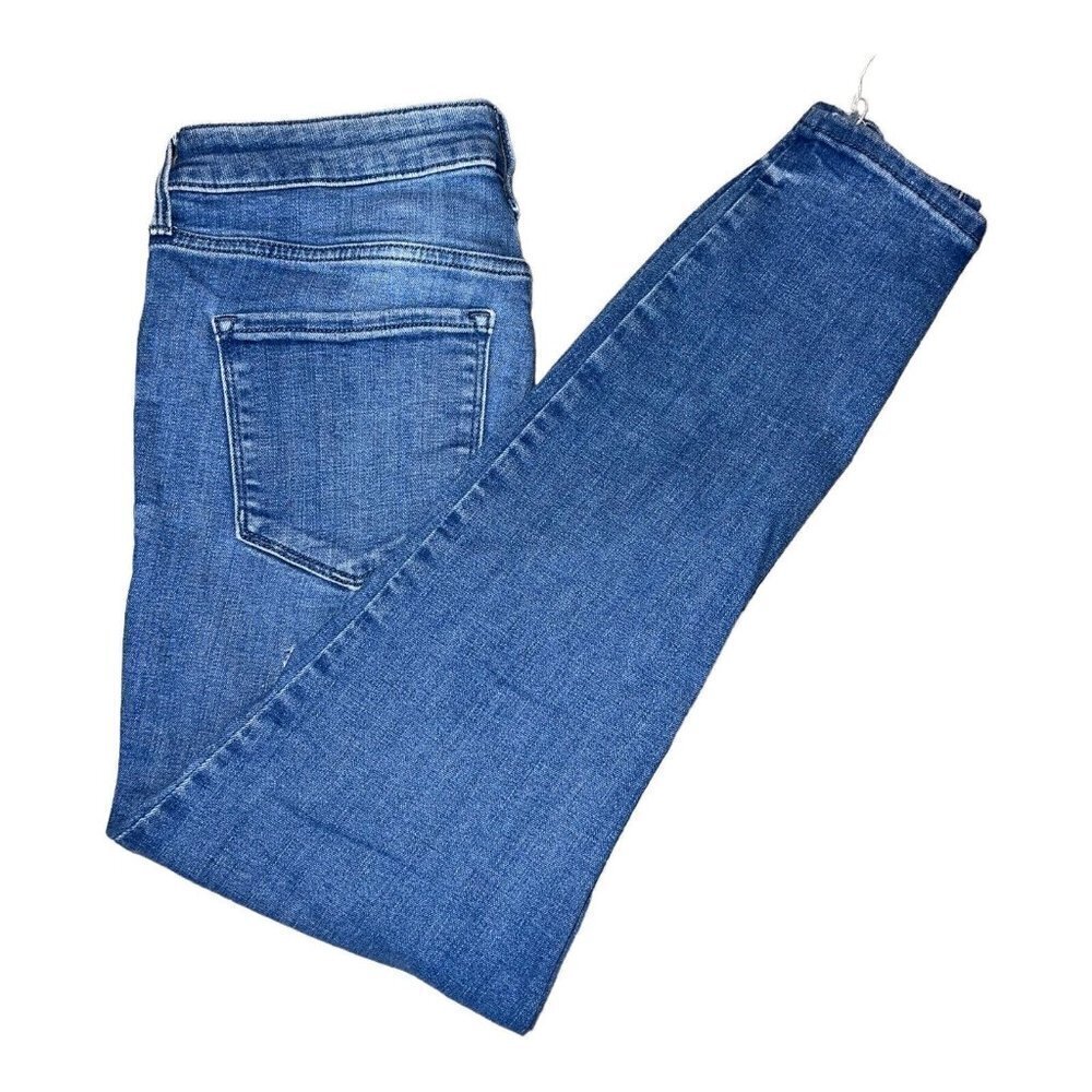 OLD NAVY Rockstar Super Skinny High Rise Secret-Slim Pockets Blue Jeans